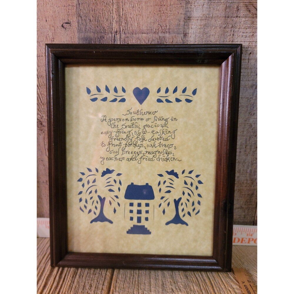 Vintage Cutout Art, Southerner